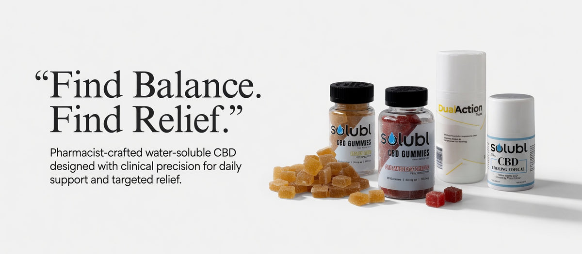CBD 101- CBD benefits and Uses - SOLUBL