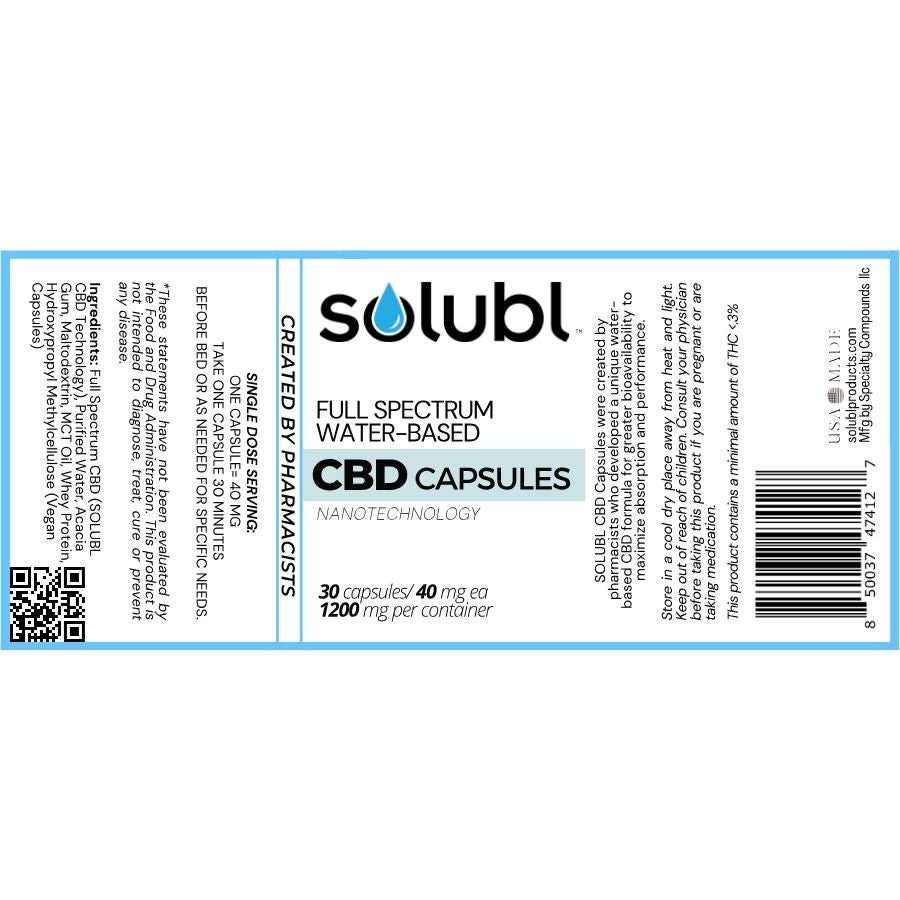 CBD Capsules 30 counts