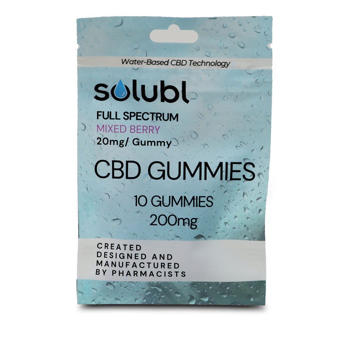10 count CBD Gummies for health Mixed Berry